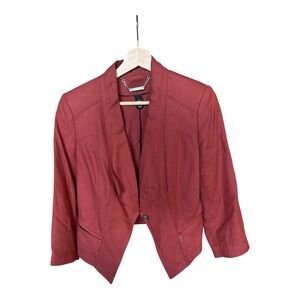 White House Black Market Deep Red Blazer